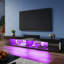 RGB Ambient Lighting TV cabinet, with leveling feet-1208879550-1208879545