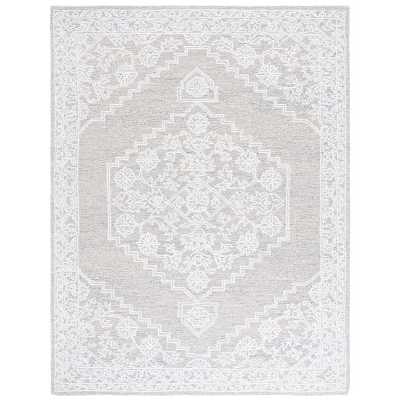 Mehtab Hand Tufted Performance Oriental Rug, Rectangle 8' x 10'