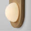 Luminaire à 3 lumières 23,62 po Vbitite Orbita Applique murale encastrée 15W à finition grain de bois moderne à DEL avec abat-jour en verre givré