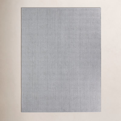 Cullen Light Gray Flatweave Outdoor Rug