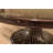 Extendable Mahogany Round Solid Wood Dining Table