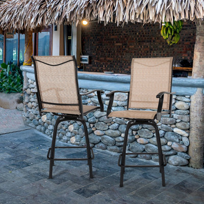 Iron Outdoor 29.9'' Bar Stool