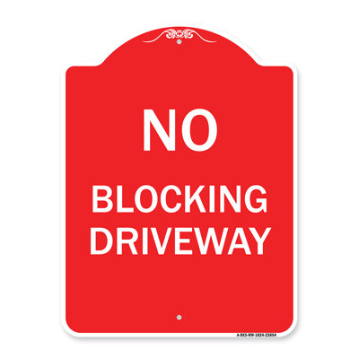 Enseigne Signmission Designer Series - allée sans blocage / 23854