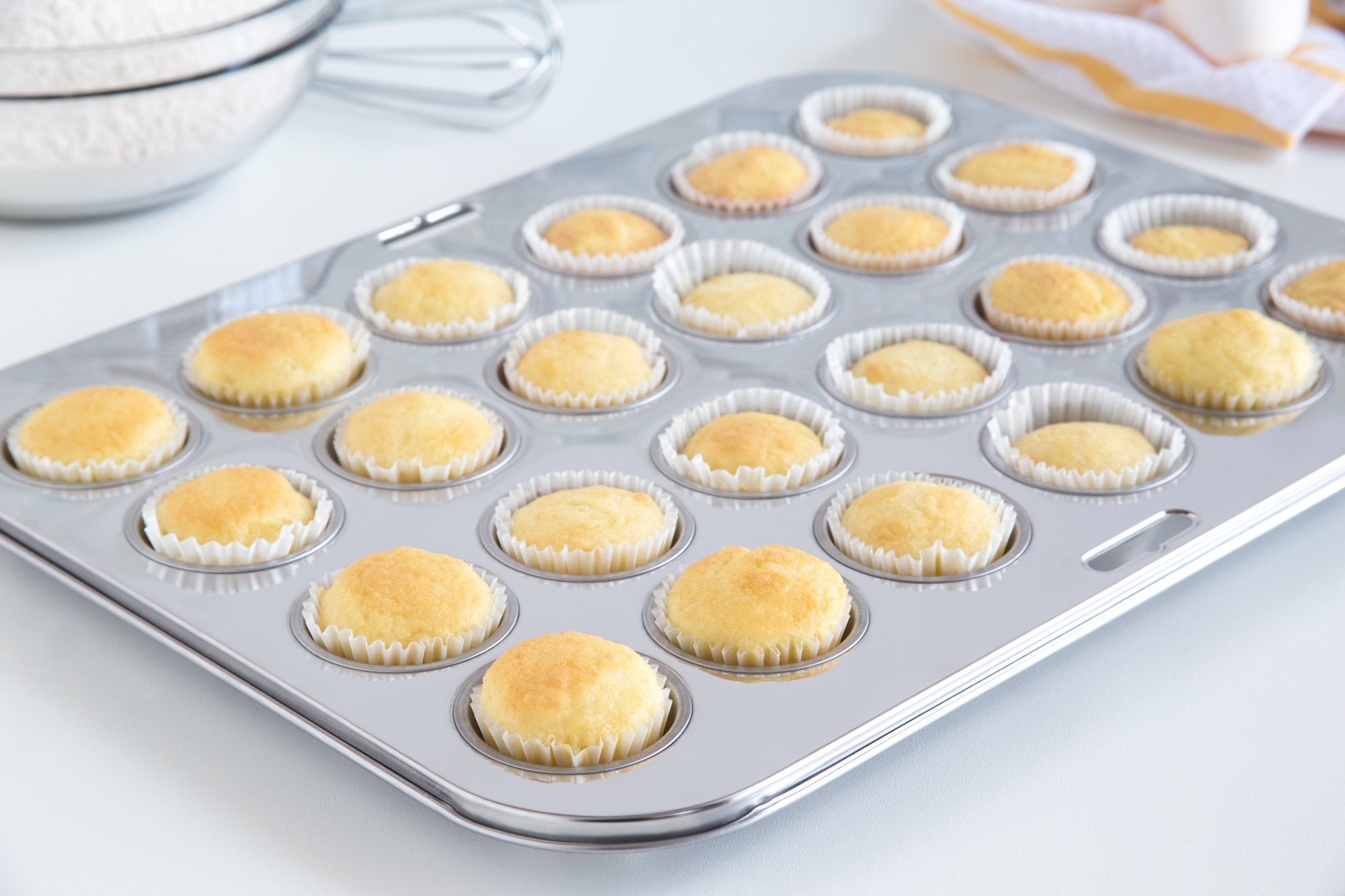 Fox Run Brands 24 Cup Stainless Steel Muffin Pan & Reviews | Wayfair