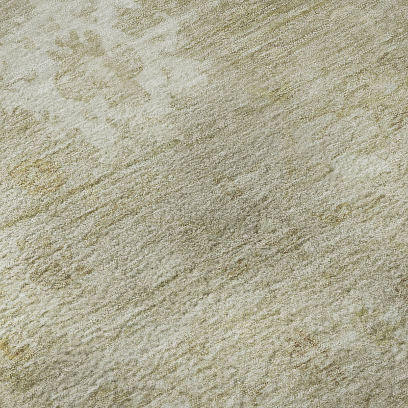 Premium Machine Washable Verlin AMF1770 Damask Rug, Round 8'