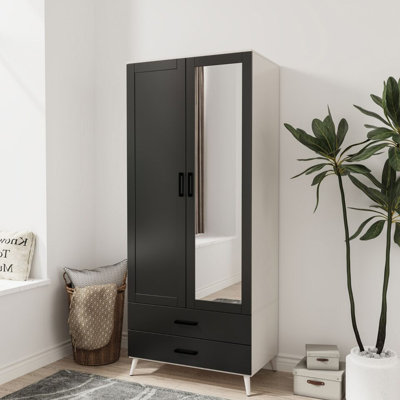 Bostick Solid Wood Wardrobe