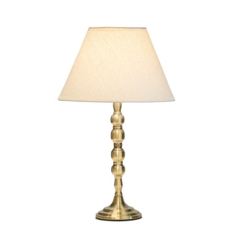 Waukena 45cm Candlestick Style Table Lamp, Gold