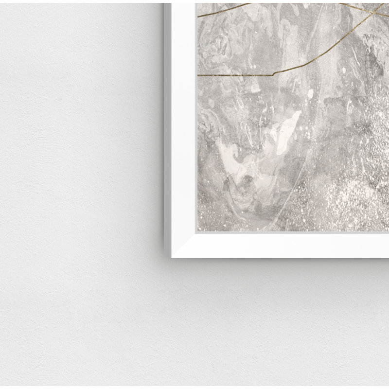 « mid century thread », impression, H 26 po x l 18 po x P 0,5 po, Cadre blanc