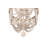 Inman 12 inch Beaded Flush mount in Antique White