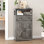 Armoire de rangement avec portes et tiroirs