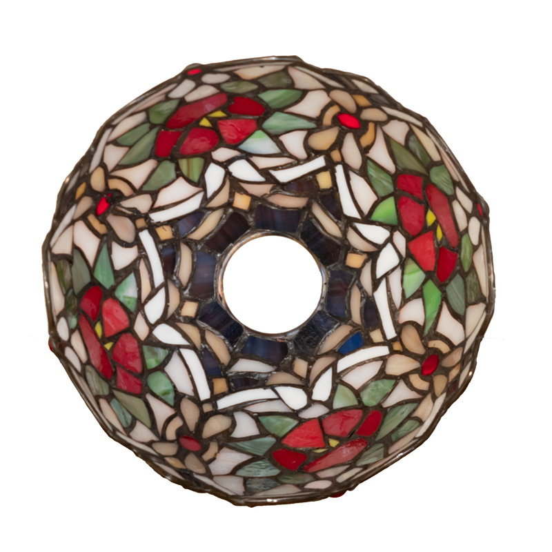 8" Wide Rose Shade