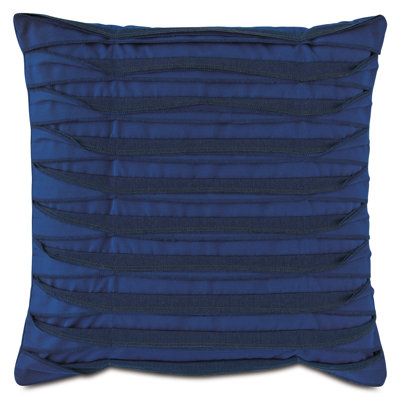 Plisse Ruffled Sunbrella® Outdoor Throw Pillow
