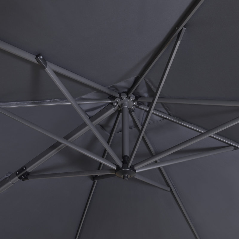 304cm Cantilever Parasol, Grey