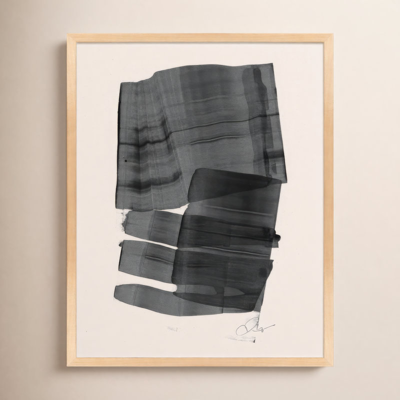 Brushstroke 5 Painting by Jacques Pilon, 30" H x 24" W x 1.25" D, Maple Wood