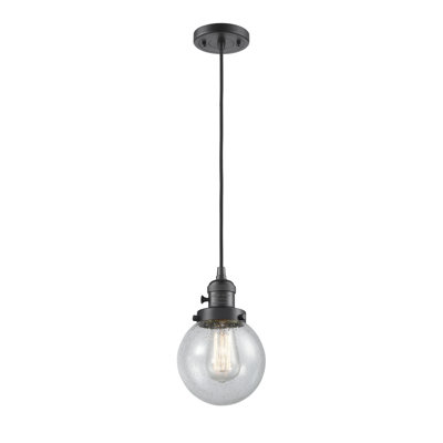 Luminaire suspendu sphère 1 lumière Lorri