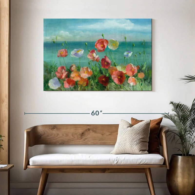Coquelicots Harnek, H 30 po x l 45 po