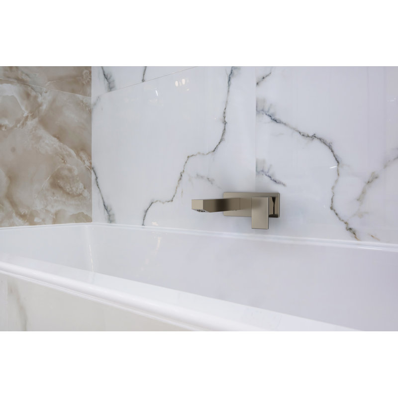 Mod 1 Handle Bathroom Roman Tub Faucet, Brushed Nickel