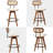 Sirine 4-Piece Swivel Vegan Leather Counter Stool-103707234