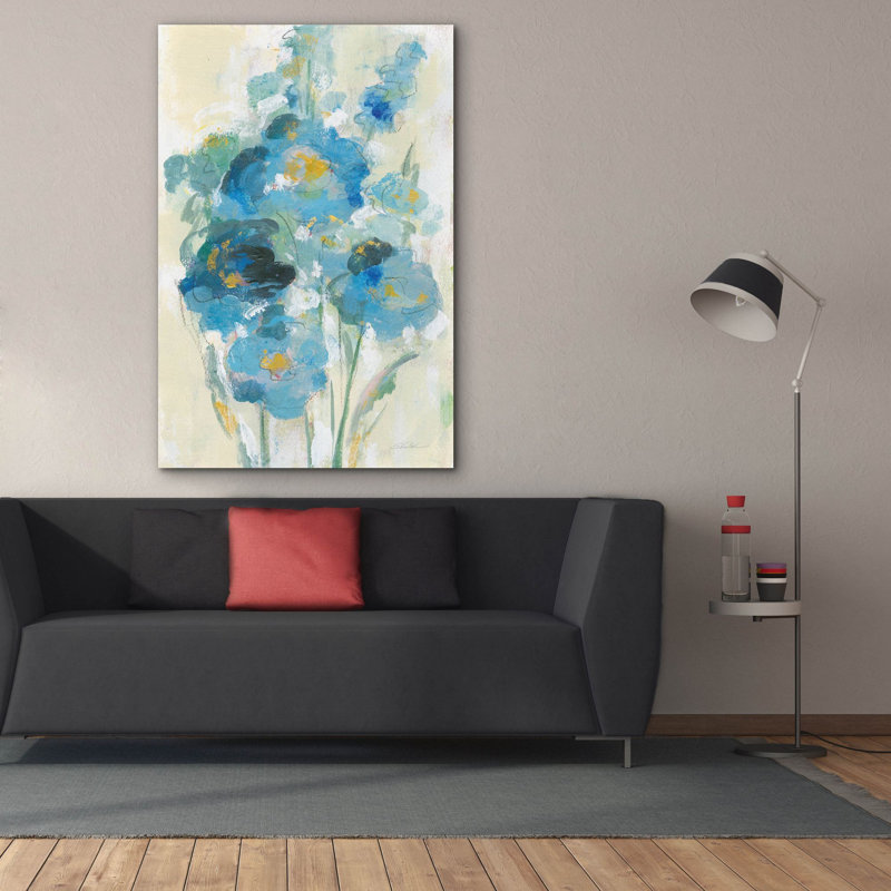 «Loose Bouquet I» par Silvia Vassileva, art mural sur toile, 12 po x 18 po, H 60 po x l 40 po x P 1,5 po