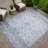 Machine Washable Indoor/Outdoor Chantille ACN2323 Global Rug-240212357