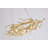 Transitional 10 Light Glass Drop Chandelier