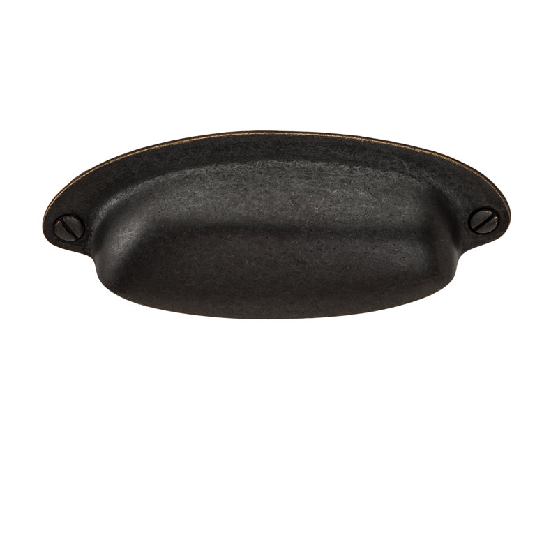 Rustic 3 1/2" Centre to Centre Cup/Bin Pull