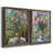 Farmhouse Bouquet - Matted and Framed Under Acrylic Glass, Set of 2, Large Living Room Wall Art-529103451-529103440-529103443