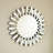 Wall-Mounted Modern Decorative Circle Mirror, Irregular Shape, Suitable For Bathroom, Bedroom, Living Room, Corridor, Entryway, Etc.