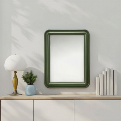 Wood Framed Wall Mirror