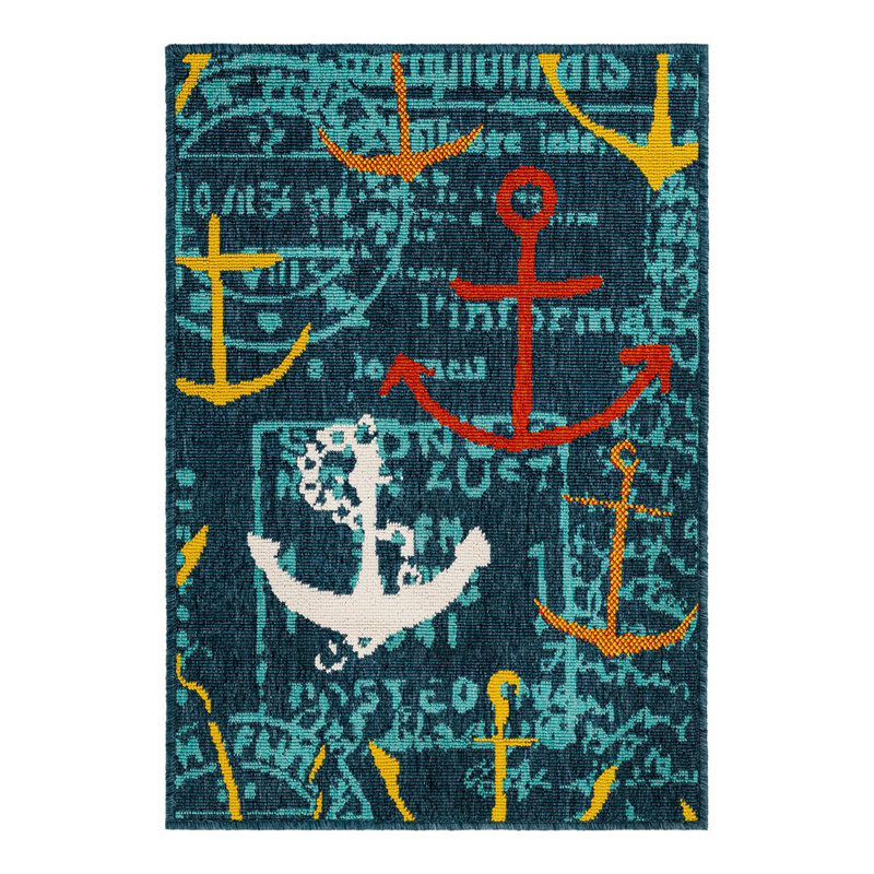 Angelys Indoor/Outdoor Area Rug, Rectangle 2' x 3'1"