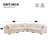 106" Convertible L Shaped Sectional Sofa,Corduroy Corner Couch with Armrest Storage,Cup Holders,USB Charger,Irregular Corner,Oversized Comfy Modular Sofa for Living Room,Apartment-1514129273
