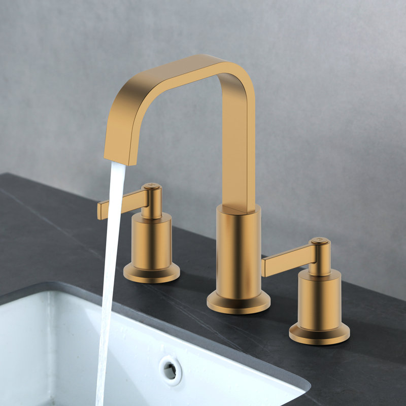 Robinet pour salle de bain Derengge, Or brossé