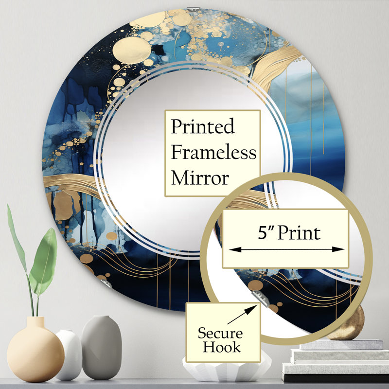 Miroir mural Nettinne, 24 po x 24 po