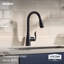 Robinet de cuisine rétractable à poignée unique avec fonctions Power Boost et Reflex de Moen Arbor-9328088