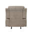 Chaise berçante inclinable en microfibre polie transitionnelle de 38 po Niosha-614668783