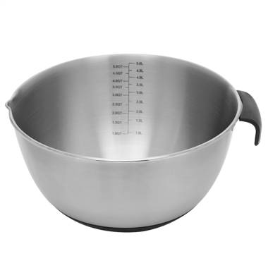 Martha Stewart Everyday 4.6 Quart Stainless Steel Mixing Bowl : Target