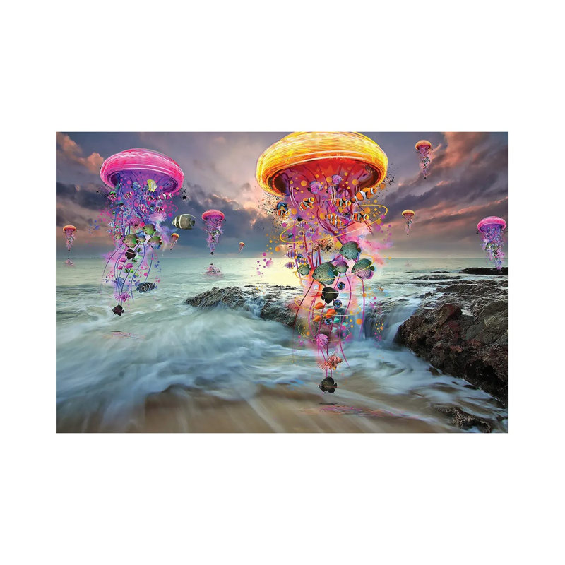On Distent Shores by David Loblaw - Print on Canvas, Wrapped Canvas, 30.48 cm H x 45.72 cm W