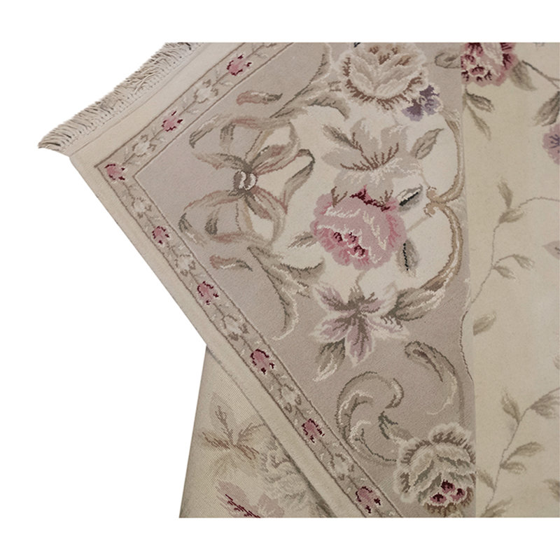 Handmade Silk and Wool Oriental Area Rug