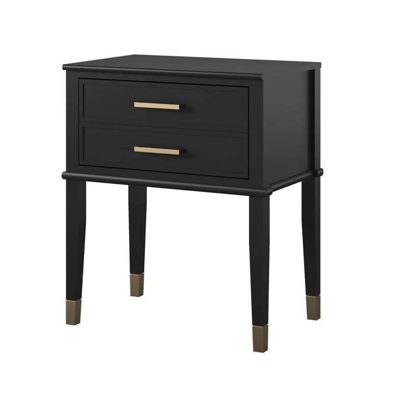 Table de chevet 1 tiroir Westerleigh, Noir