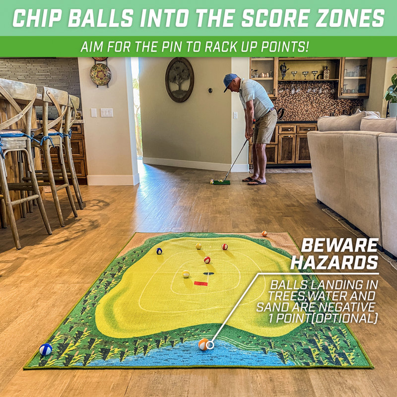 Tissu golf 4 'x 6' Chip N 'Stick