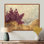 Geraurd, fleurs de lilas dans une glissoire en bois, motif III - Lilas, art mural sur toile