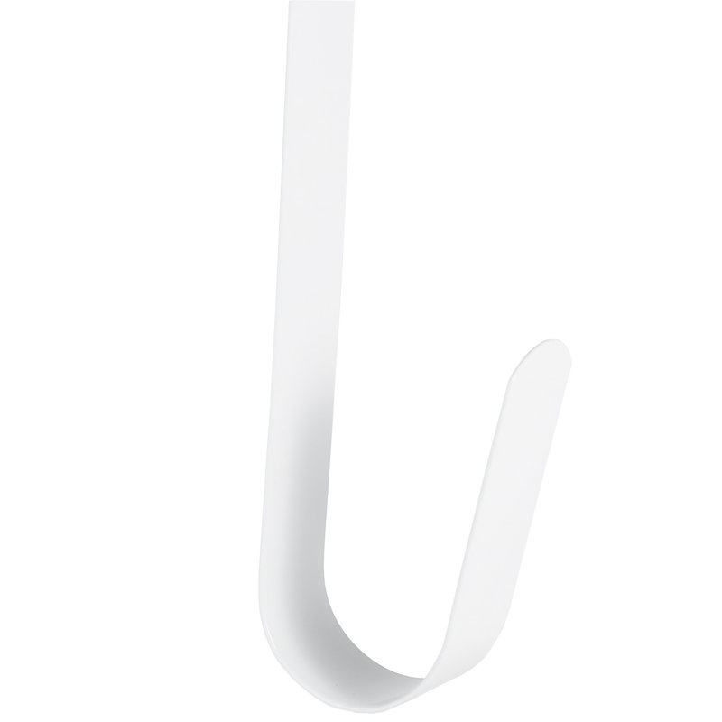 White Metal Over Door Wreath Hook