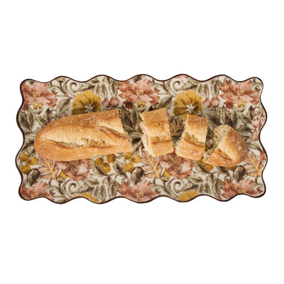 Willa 16" Hostess Tray - Amber