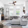 44" Barcadero 3 - Blade LED Propeller Ceiling Fan with Pull Chain and Light Kit Included