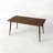 63" Solid Oak Wood Dining Table-1933005120