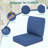 Outdoor Deep Seat Cushion Set Of 3, 23" X 24" X 4" High-Density Foam Patio Chair Cushion, Water-Repellent & UV-Resistant Olefin Fabric Cushion For Chair, Sofa, Loveseat, Patio Furniture-975267650
