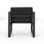 Fauteuil club en aluminium