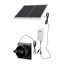 Solar Powered Fan, 20W Solar Panel with Battery Storage, 220 CFM Airflow, Adjustable Panel Angle, 2030 RPM High-Speed, Fast Air Exchange for Greenhouse, Grow Tents, Chicken Coops, Shelters