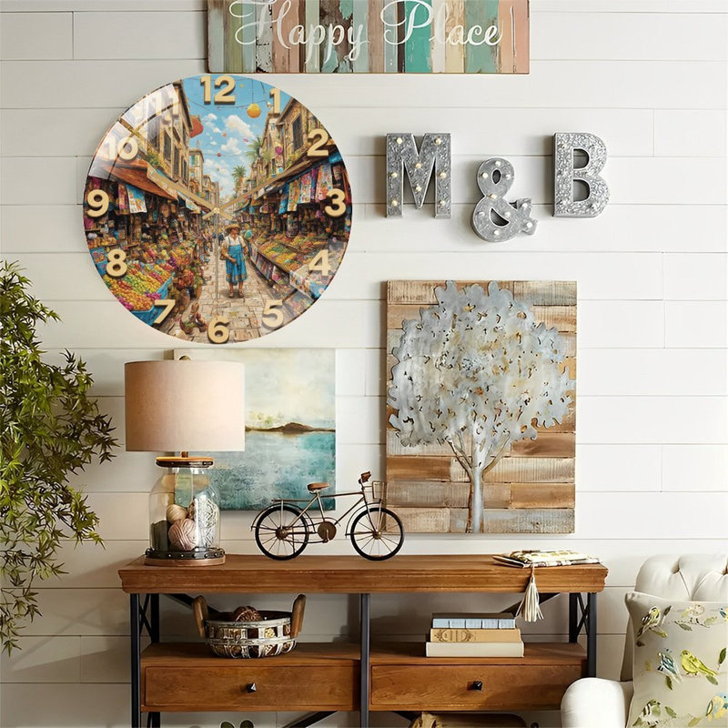 Horloge murale 12 po