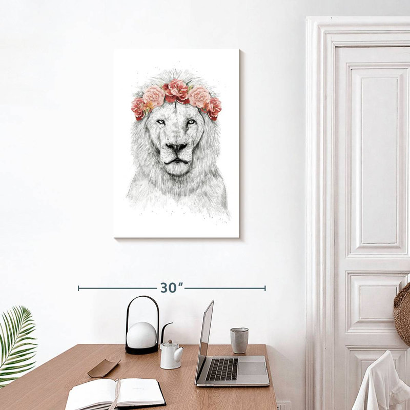 Lion Brampt Festival, H 30 po x l 20 po